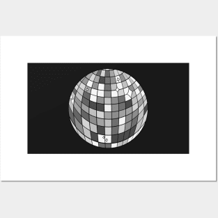 Silver Disco Ball Posters and Art